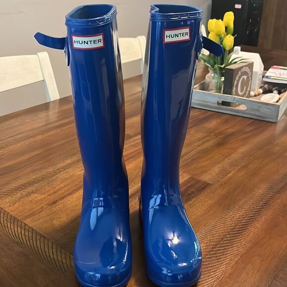 Hunter Original Tour Gloss Rain Boots - Picture 1 of 5